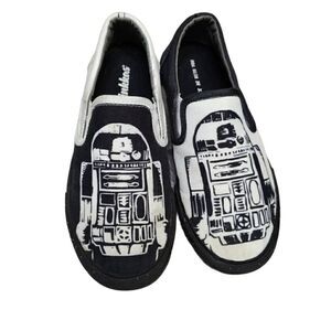 Inkkas Limited Edition R2D2 Star Wars Graphic Slip On Shoes